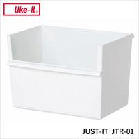 ● 吉川国工業所 JTR-01 JUST-IT コンテナー ワイド (深) ホワイト JTR-01 収納ボックス 収納ケース インナーケース シンプル カラーボックス ストッカー | くらしコンシェル