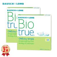 コンタクトレンズ  ボシュロム バイオトゥルーワンデー 90枚入 2箱セット コンタクトレンズ Biotrue bio true 1 day 1日使い捨て | コンタクトコゾウ