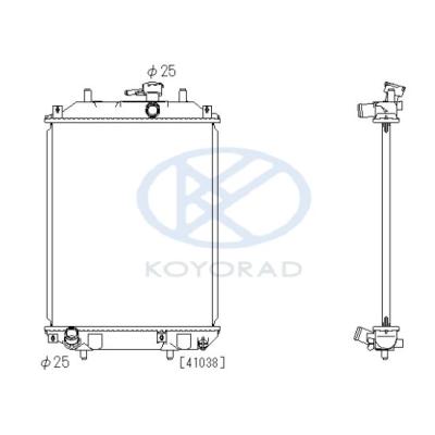 ステージア ラジエーター AT用 HM35 NM35 社外新品 熱交換器専門メーカーコーヨーラド ラジエター 代用可能 日産 レーシング用ラジエーター｜株式会社コーヨーラド～ラジエーター等熱交換器の製造・販売・修理