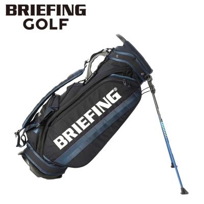【美品】BRIEFING ゴルフバッグ・キャディバッグ ネイビー BRIEFING キャディバッグ（色：ネイビー系）｜ゴルフ用バッグ｜ゴルフ