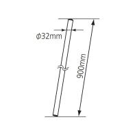 サン電子　0.9M-32Z　アンテナマスト 溶融亜鉛メッキ 0.9m [£] | coordiroom ヤフー店