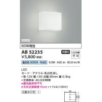 【数量限定特価】コイズミ照明 AB52235 ブラケットライト 非調光 LED一体型 昼白色 密閉型 | coordiroom ヤフー店