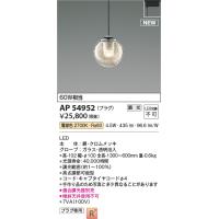 コイズミ照明 AP54952 ペンダント 調光 調光器別売 LED一体型 電球色 プラグタイプ ブラック | coordiroom ヤフー店