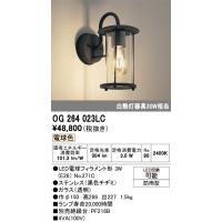 オーデリック　OG264023LC(ランプ別梱)　エクステリア ポーチライト LEDランプ 電球色 防雨型 黒色チヂミ | coordiroom ヤフー店