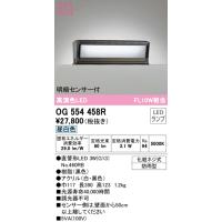 オーデリック　OG554458R　エクステリア 門柱灯 LEDランプ 直管形LED 昼白色 明暗センサー付 防雨型 ブラック | coordiroom ヤフー店