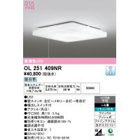 オーデリック　OL251409NR　シーリングライト 6畳 調光 リモコン別売 LED一体型 昼白色 | coordiroom ヤフー店