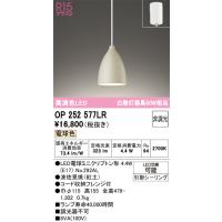 オーデリック　OP252577LR(ランプ別梱)　ペンダントライト 非調光 LEDランプ 電球色 フレンジタイプ 波佐見焼 紅土 | coordiroom ヤフー店