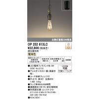 オーデリック　OP252613LC（ランプ別梱包)　ペンダントライト LEDランプ 連続調光 電球色 調光器別売 引掛シーリング 真鍮古味 | coordiroom ヤフー店