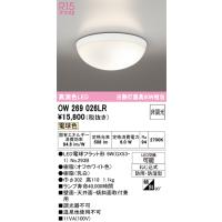 オーデリック　OW269026LR(ランプ別梱)　バスルームライト 非調光 LEDランプ 電球色 防雨・防湿型 オフホワイト | coordiroom ヤフー店