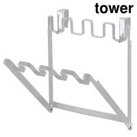 山崎実業 7133 レジ袋ハンガー タワー ホワイト | coordiroom ヤフー店
