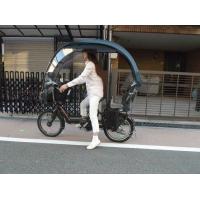 自転車 子供 マタニティ ベビー カッパ ポンチョ  屋根 カバー グッズ 用品、チャイルドシート 子供椅子 モスグリン色サイド付 GＶＲ | コロポックル