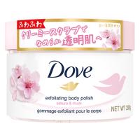 ダヴ(Dove) クリーミースクラブ サクラ＆ムスク 298g 角質オフ＆保湿ケア ボディスクラブ 顔以外の全身に使用可 ユニリーバ(Unilever) | コスメボックス