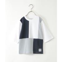 7分袖ポンチブロックスTシャツ（120~160cm） | COX-ONLINE SHOP ヤフー店