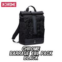 CHROME BARRAGE 18L PACK BLACK クローム バラージ 18L ブラック バック 鞄 BAG 防水　BG366BK | コジーバイシクル Yahoo!店