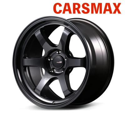 マルカサービス 新品1本 MID Racing R06 18x 9.5J ±0 (ET0) 5穴 PCD