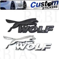 エンブレム ステッカー WOLF セット 動物 アニマル お洒落 シール 車 バイク 家電 カスタム ドレスアップ | カーパーツマニアックスYahoo!店