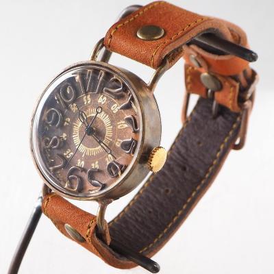 【新品】ipsilon ハンドメイド 腕時計 ブラウン クラフトカフェ ヤフー店 - ipsilon(イプシロン) 手作り腕時計