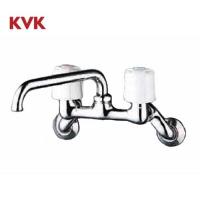 あすつく対応  KVK ケーブイケー 2ハンドル混合栓 KM14N2 一般地 水栓金具 170ｍｍパイプ付 エコこま水栓 | クラシール