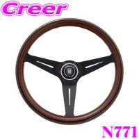 NARDI ナルディ CLASSIC(クラシック) N771 350mmステアリング 【ウッド&amp;ブラックスポークディープコーン】 | クレールオンラインショップ