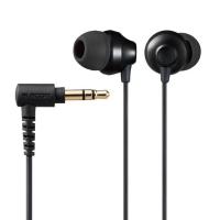 エレコム イヤホン ステレオヘッドホン 有線タイプ カナル型 φ3.5mm 3極ミニプラグ 耳栓タイプ ブラック | CROSS ROAD Yahoo!店