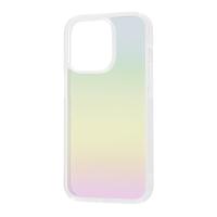 iPhone 14Pro クリア スマホ ケース カバー ガラス ハイブリッド オーロラ 虹色 透明 レインボー 耐衝撃 エアクッション | CROSS ROAD Yahoo!店