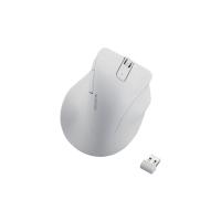 ワイヤレス マウス 静音 無線 2.4GHz 5ボタン 右手専用 【 Windows 11 10 mac Chrome 対応 】 抗菌 XLサイズ EX-G ホワイト | CROSS ROAD Yahoo!店