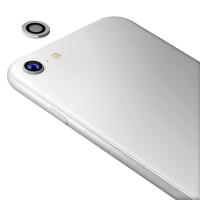 iPhone SE 第3世代 第2世代 8 7 カメラレンズプロテクター シルバー カメラレンズ保護 10Hガラス アルミ ホームボタン おしゃれ オシャレ シンプル | CROSS ROAD Yahoo!店