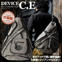 DEVICE C.E トライアングル ボディバッグ