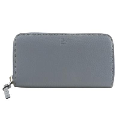 フェンディ／FENDI 長財布 財布 ウォレット レディース 女性 女性用 レザー 革 本革 グレー 灰色  8M0384 SELLERIA セレリア  フラップ式 ユニセックス 男女兼用 小銭入れあり シボ革 シュリンクレザー FENDI セレリア 財布のおすすめ人気商品一覧 通販 - Yahoo!ショッピング