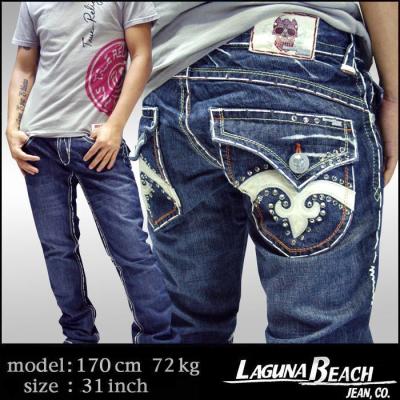 専用ですラグナビーチ LAGUNA BEACH ジーンズ デニムパンツ ブラック カリフォルニア発！ LAGUNA BEACH レディース デニム ストレート