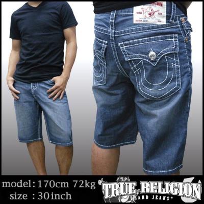 True religion ハーフカーゴパンツ 中古・古着通販】TRUE RELIGION (トゥルー レリジョン) ダメージ