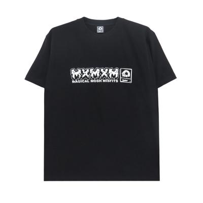人気☆ミスフィッツ 両面 ビッグプリント カットソー ロンＴ M 黒赤 人気☆ミスフィッツ 両面 ビッグプリント カットソー ロンT M