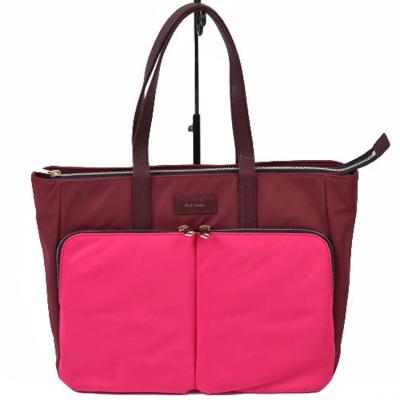 PaulSmithポールスミスレディースナイロンハンドバッグ大容量バッグ Paul Smith（ポール・スミス） トートバッグ レディース ワイン a4