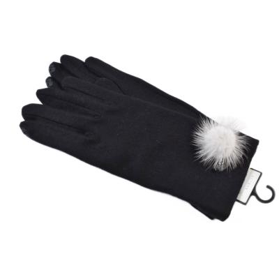 ★新品★アンテプリマ　レザー手袋　羊革　ウール　カシミヤ　フィオーリ　花　黒 anteprima アンテプリマ 手袋のおすすめ人気商品一覧 通販