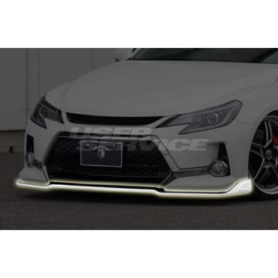 ブラック塗装済 マークＸ GRX系 中期 フロントリップスポイラー GRX130 ロウェン マークX GRスポーツ GRX130 133 フロントリップスポイラー