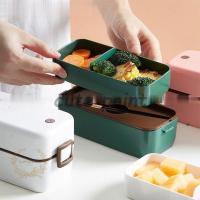お弁当箱 弁当箱 おしゃれ 女性 男性 2段 人気 おすすめ レンジ対応 食洗機対応 二段 500ml スクエア 洗いやすい 海外輸入