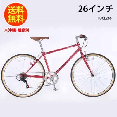 新品★送料無料　初心者向けクロスバイク　シマノ６段変速26インチ　WH/レッド 楽天市場】〔P10倍フェア！ 9日〜11日限り 最大41倍〕 クロス