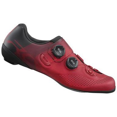 シマノ 自転車用シューズ、ビンディングシューズ（色：レッド系
