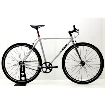 ピストバイク、シングル（色：シルバー系）｜自転車車体｜自転車