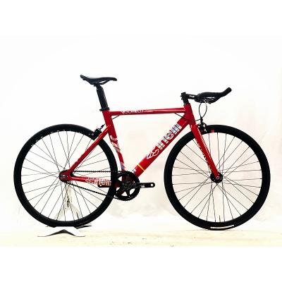 ピストバイク、シングル（色：レッド系）｜自転車車体｜自転車｜車