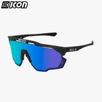 SCICON SPORTS シーコン AEROSHADE KUNKEN エアロシェード クンケン CARBON LOOK/Multimirror Blue | サイクリックYAHOO支店