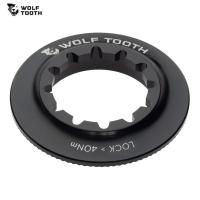 WolfTooth ウルフトゥース Centerlock Rotor Lockring-Internal Spline Black  ロックリング | サイクリックYAHOO支店
