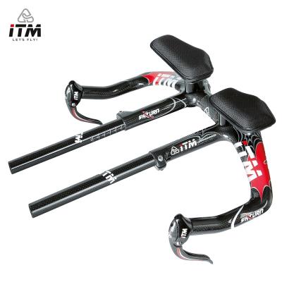 ITM　ホワイトカーボン　ステム＆ハンドル 激レア！幻のITM、カーボンハンドル1本限定でアサゾーにあります