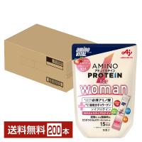 味の素 アミノバイタル アミノプロテイン for woman ストロベリー味 3.8g×10本入 パウチ 20袋 1ケース（200本） 送料無料 | FELICITY Health&Beauty