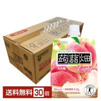 特定保健用食品 マンナンライフ クラッシュタイプの蒟蒻畑ライト もも味 150g パウチ 30個 1ケース トクホ 送料無料 | FELICITY Health&Beauty