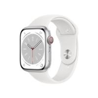 ★Apple Watch Series 8 GPS+Cellularモデル 45mm MP4J3J/A [シルバー/ホワイトスポーツバンド] | ディーライズ2号