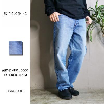 2025SS新作 EDIT CLOTHING AUTHENTIC LOOSE TAPERED DENIM ED-665V  