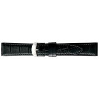 黒 ブラック 牛革型押し BKMB053AP BAMBI バンビ SCOTCHGARD スコッチガード 腕時計用 バンド 送料無料 | 腕時計 Chronostaff DAHDAH