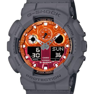 g-shock グリーン（腕時計、懐中時計）（文字盤カラー：オレンジ系