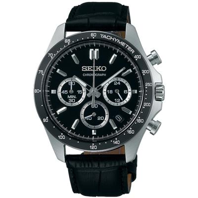 seiko クロノグラフ（SEIKO／ファッション）（ベルトカラー